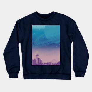 City and space Crewneck Sweatshirt